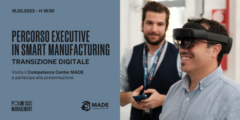 Smart manufacturing, Big Data e Business Intelligence: dal Competence Center Made un'offerta formativa per comprendere e realizzare le opportunità di Industria 4.0