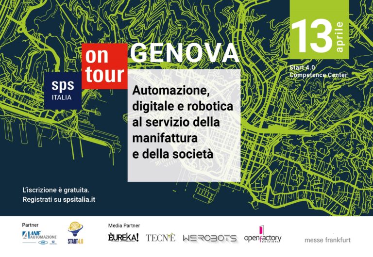 SPS Italia on tour, il 13 aprile a Genova la quarta tappa incentrata su 5G, robotica avanzata e manifattura circolare