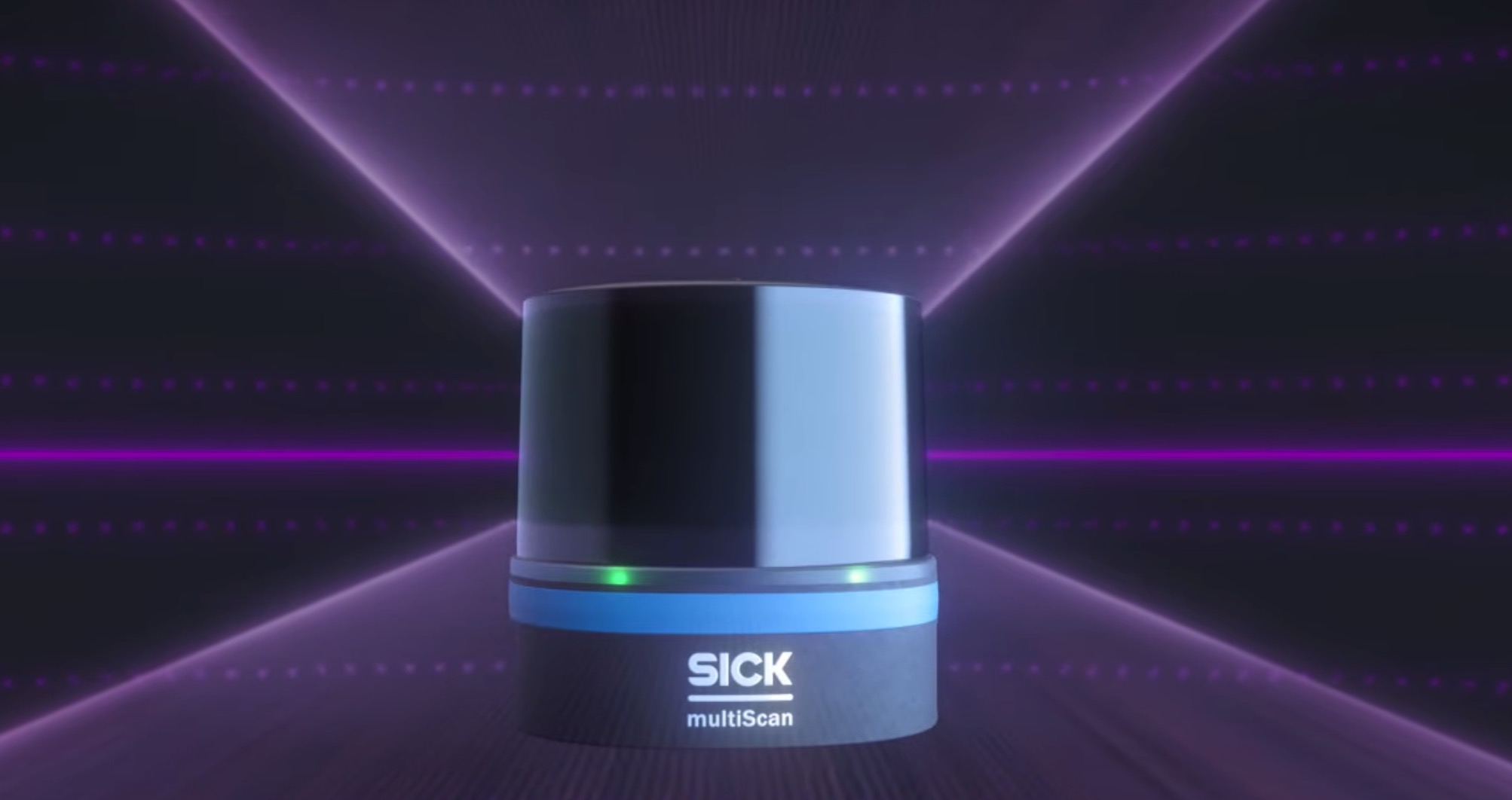 Sensore LiDar 3D multiScan100 di Sick per veicoli industriali